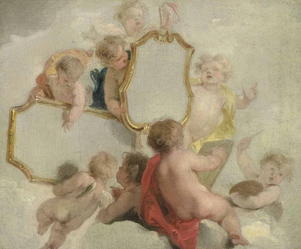 Putti With Mirrors