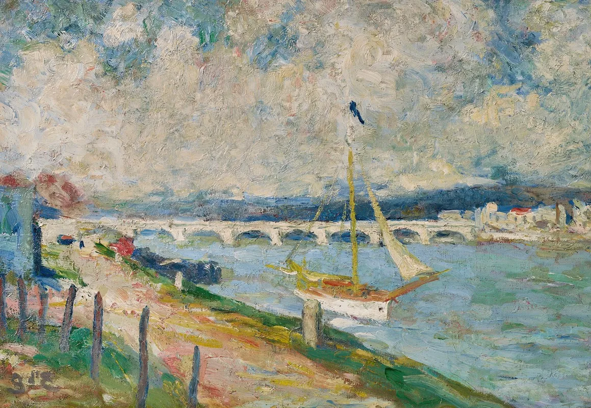Quai De Seine Wall Art by Georges d'Espagnat - High-Resolution Digital Print