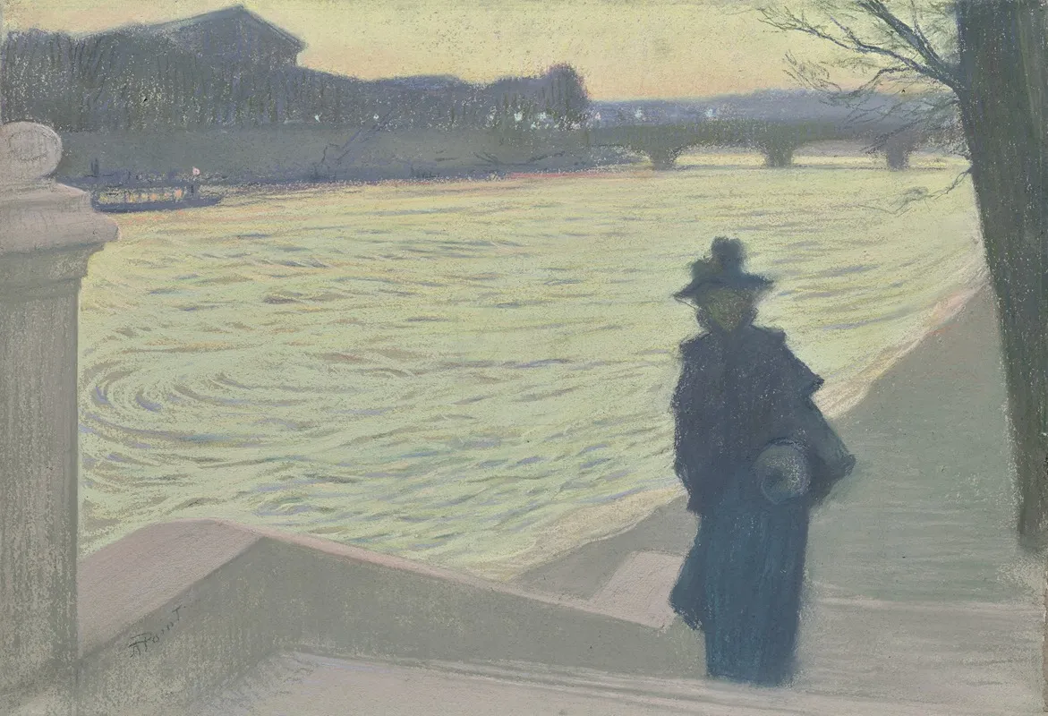 Quais De Seine En Nocturne