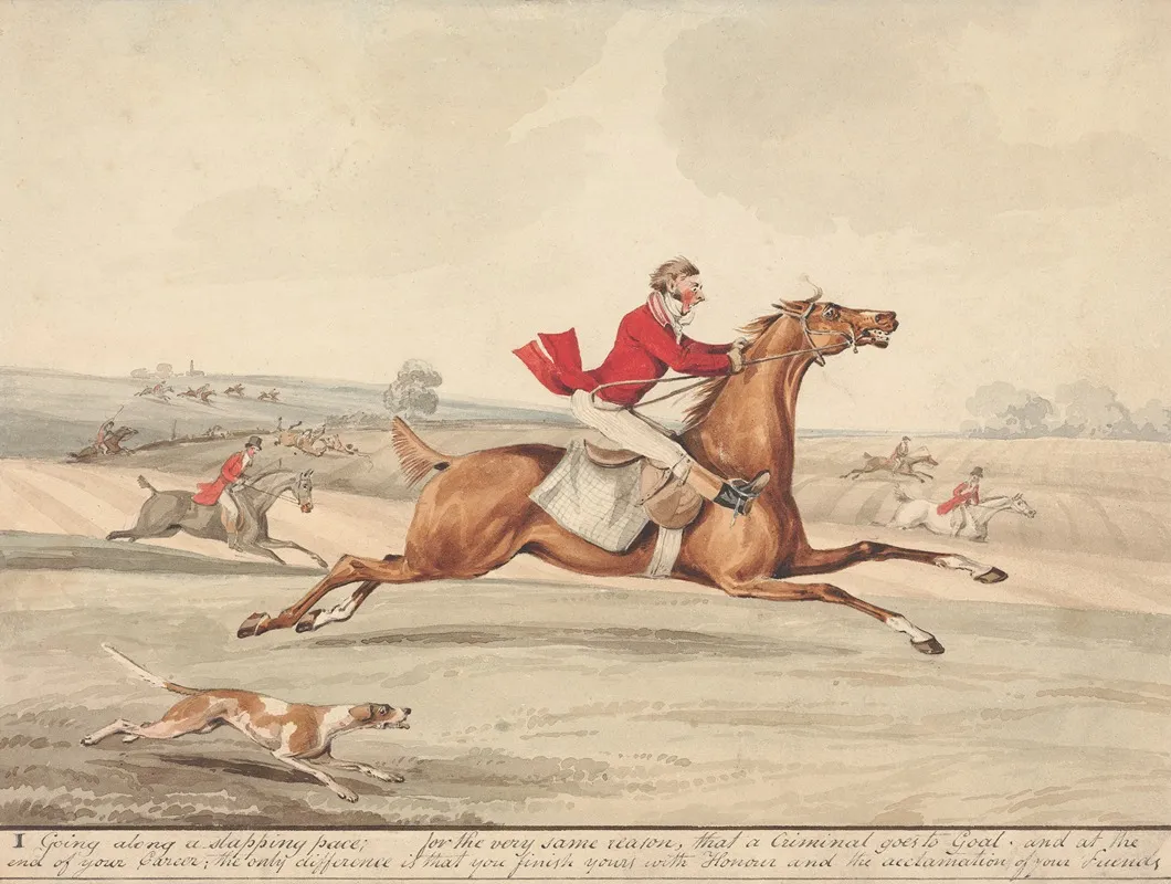 Qualified Horses And Unqualified Riders Going Along A Slapping Pace
