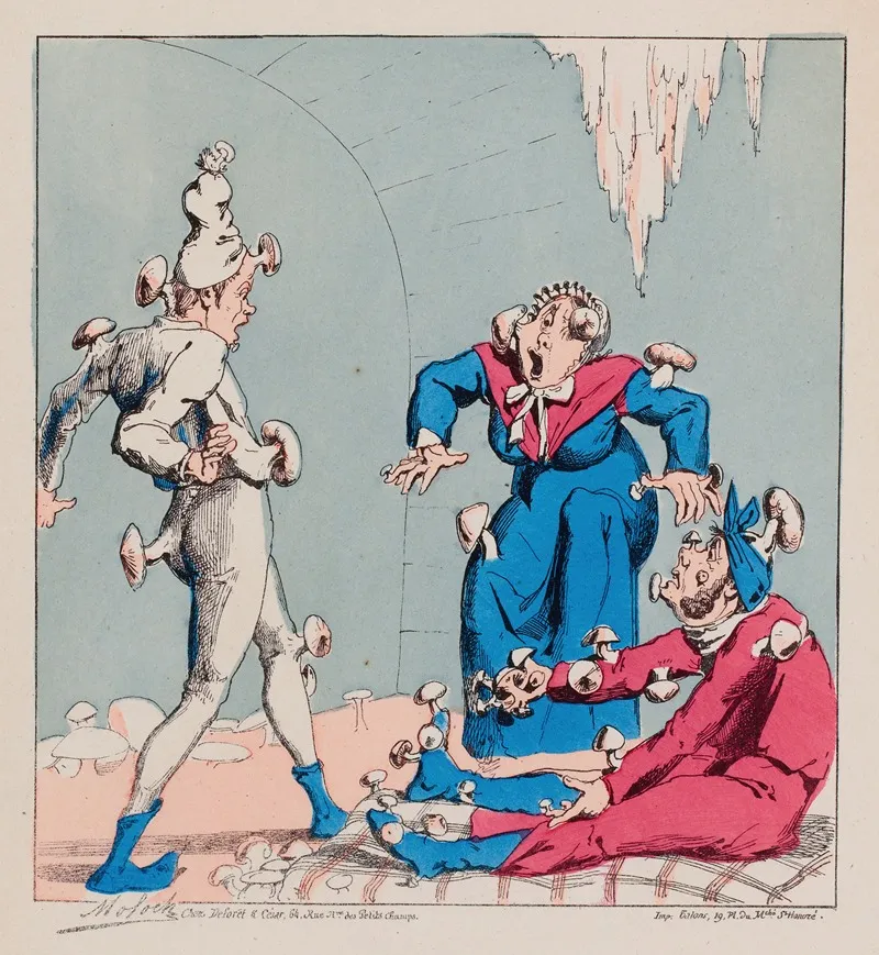 Quand Je Vous Disais Que Cette Cave Etait Humide Wall Art by Moloch (Alphonse Hector Colomb) - High-Resolution Digital Print