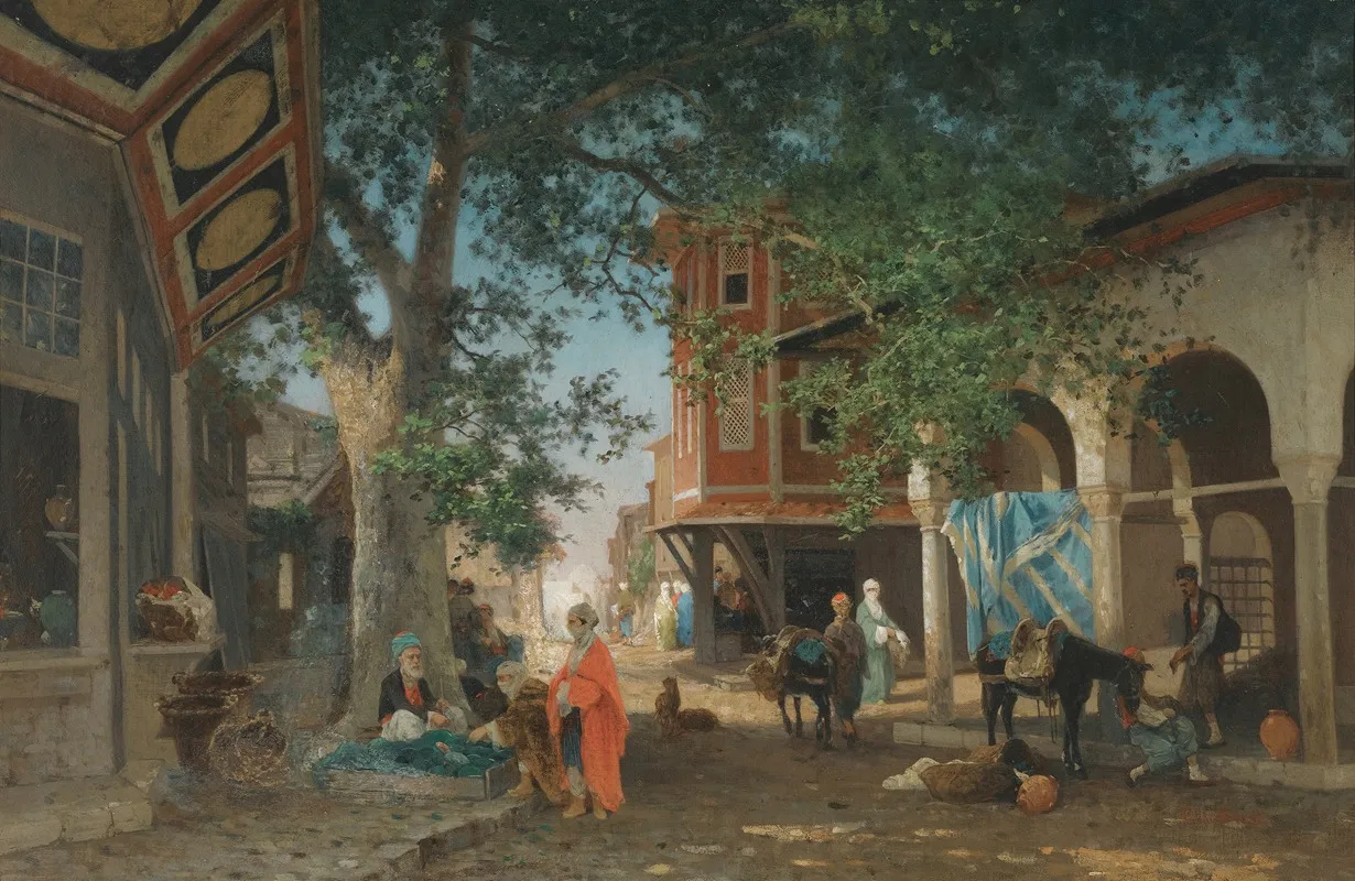 Quartier De Constantinople 2 Wall Art by Germain Fabius Brest - High-Resolution Digital Print