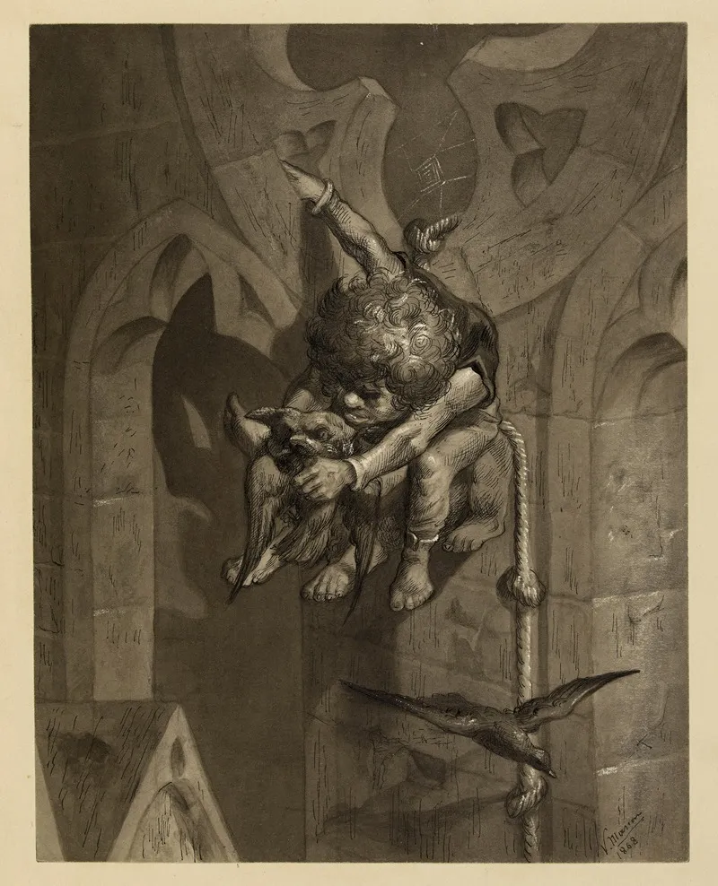 Quasimodo Denichant Des Oiseaux Wall Art by Victor Masson - High-Resolution Digital Print
