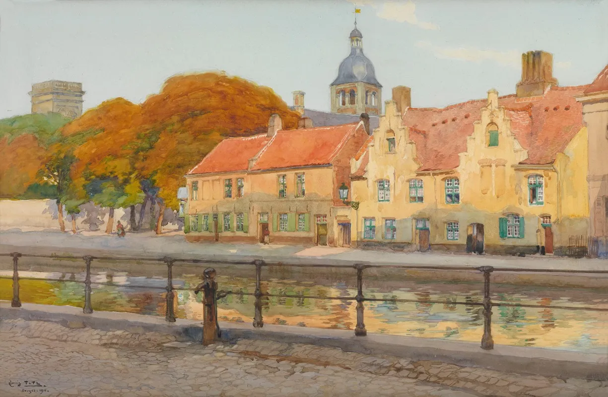 Quay In Bruges