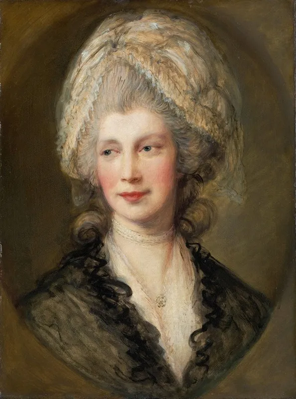 Queen Charlotte 2 Wall Art by Thomas Gainsborough - High-Resolution Digital Print