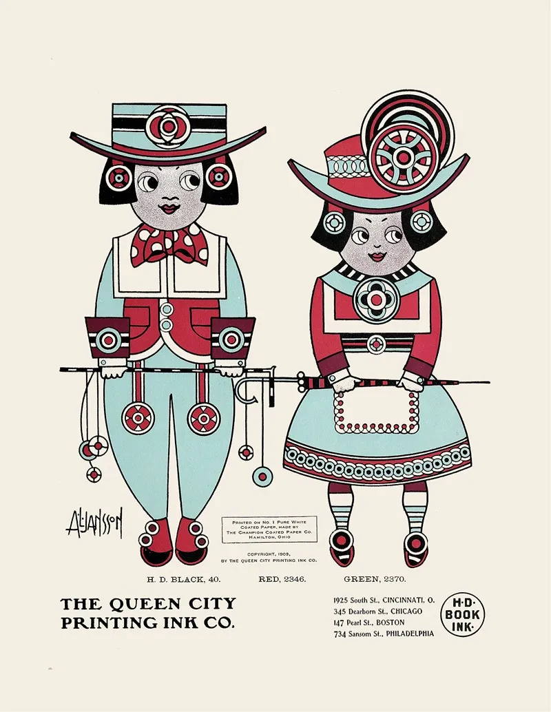 Queen City Ink Ad 04 Wall Art by Augustus Jansson - High-Resolution Digital Print