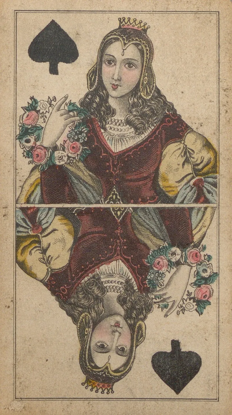 Queen Of Spades Wall Art by Carl Holdhaus - High-Resolution Digital Print