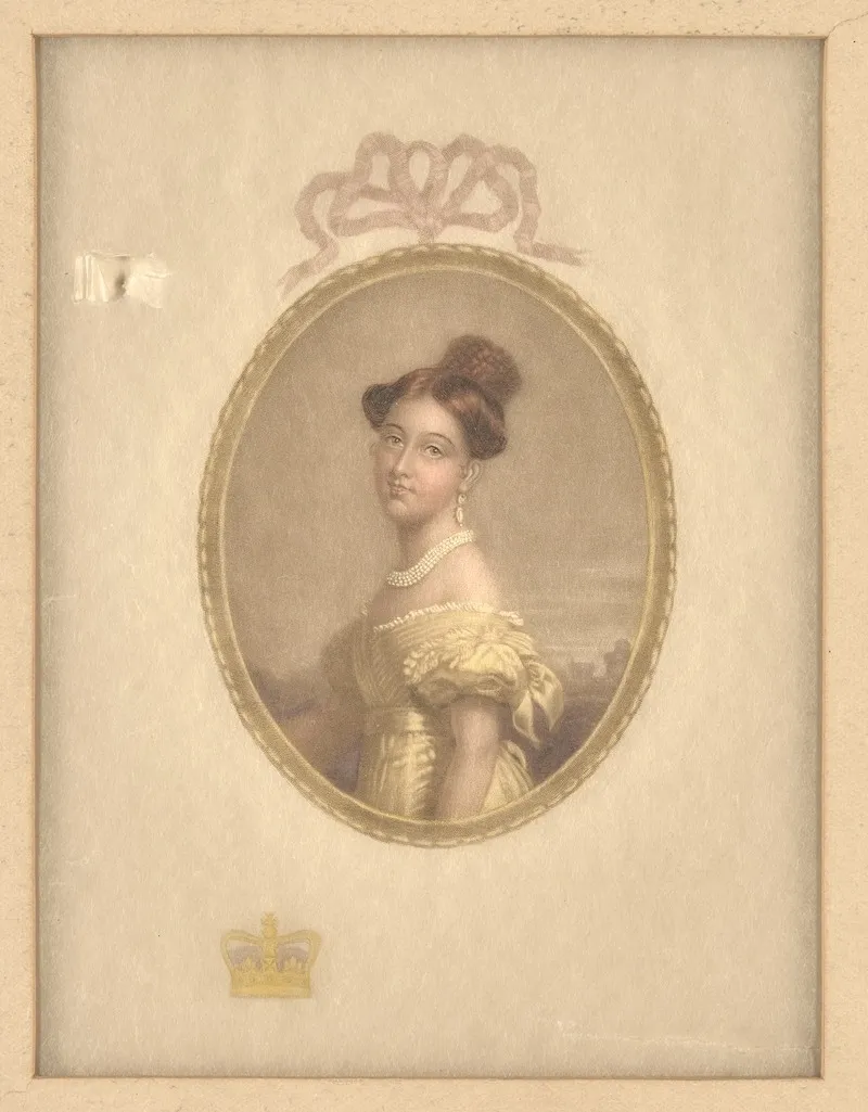 Queen Victoria Aged 18 Wall Art by George Wistar Hodge Ritchie - High-Resolution Digital Print