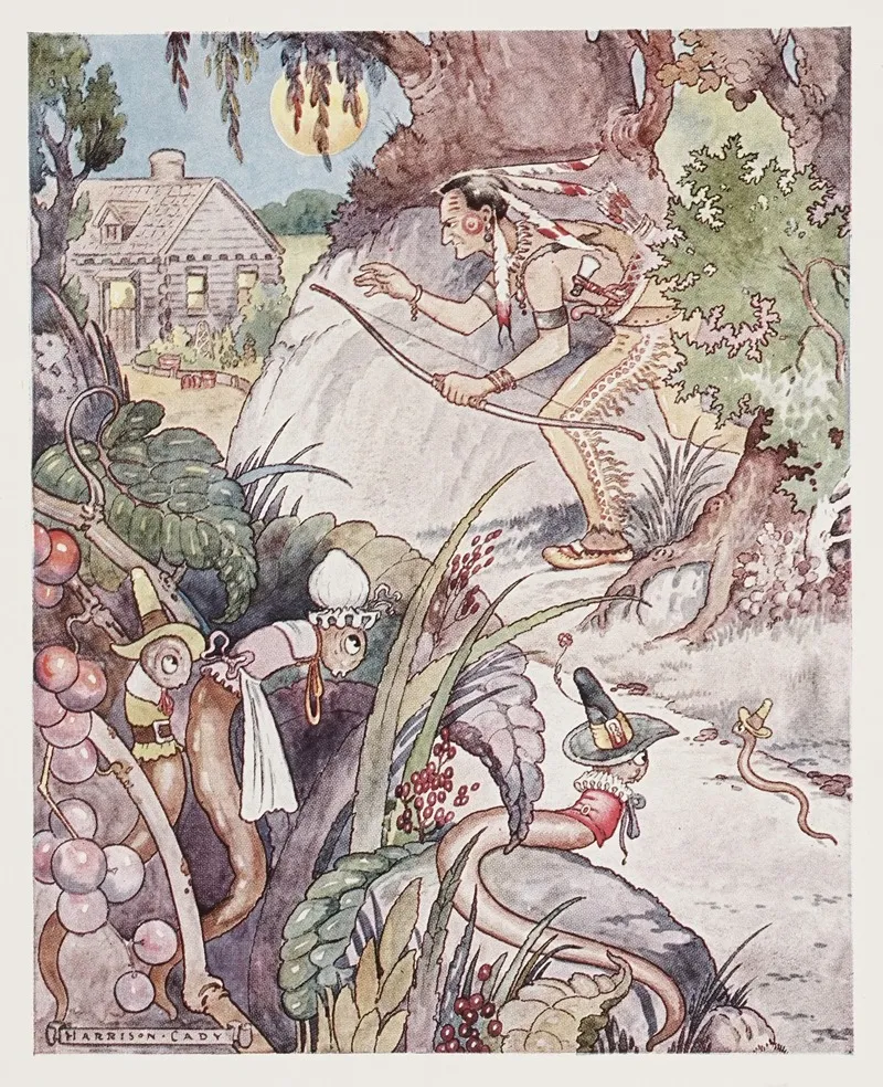 Queer Looking Men Called Indians Sometimes Crept Through The Garden