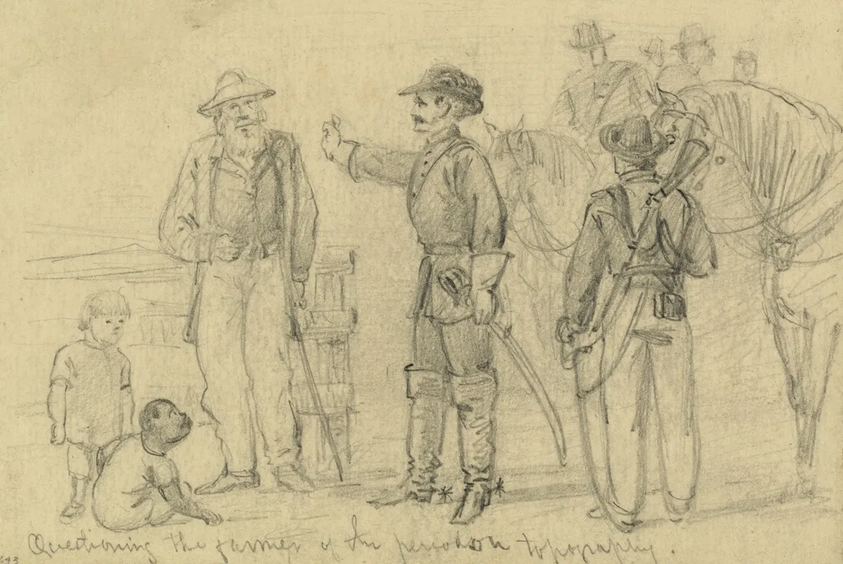 Questioning The Farmer Of The Period On Topography