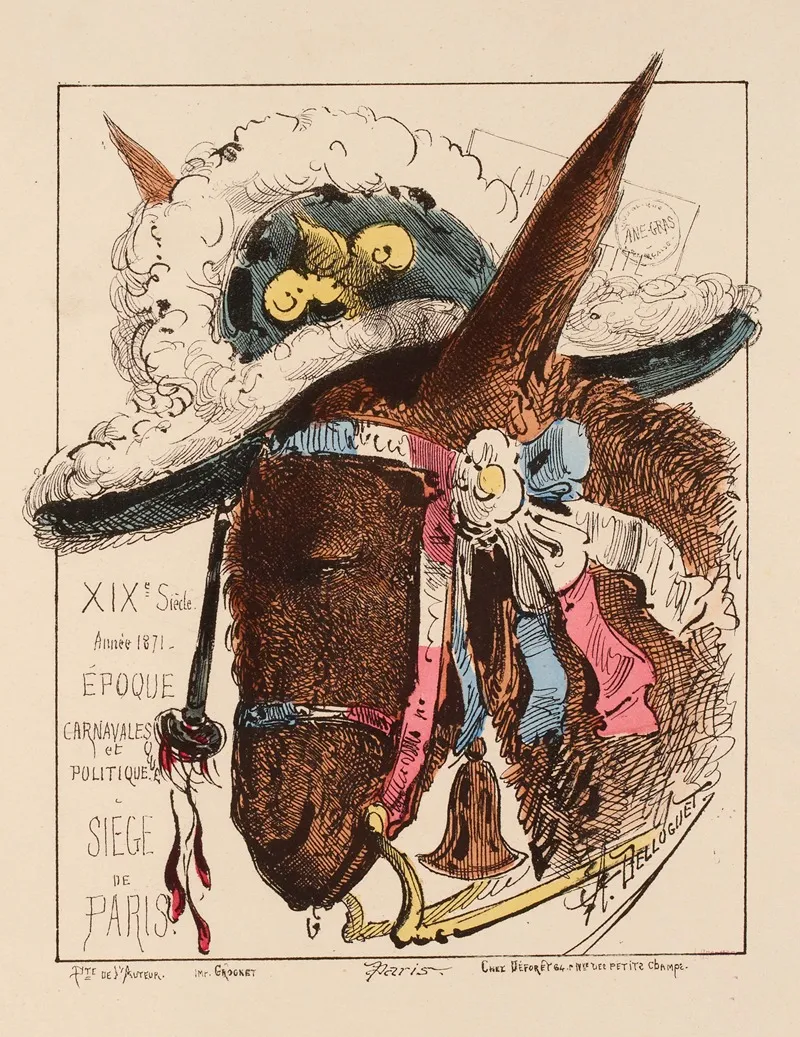 Qui Wall Art by Achille Belloguet - High-Resolution Digital Print