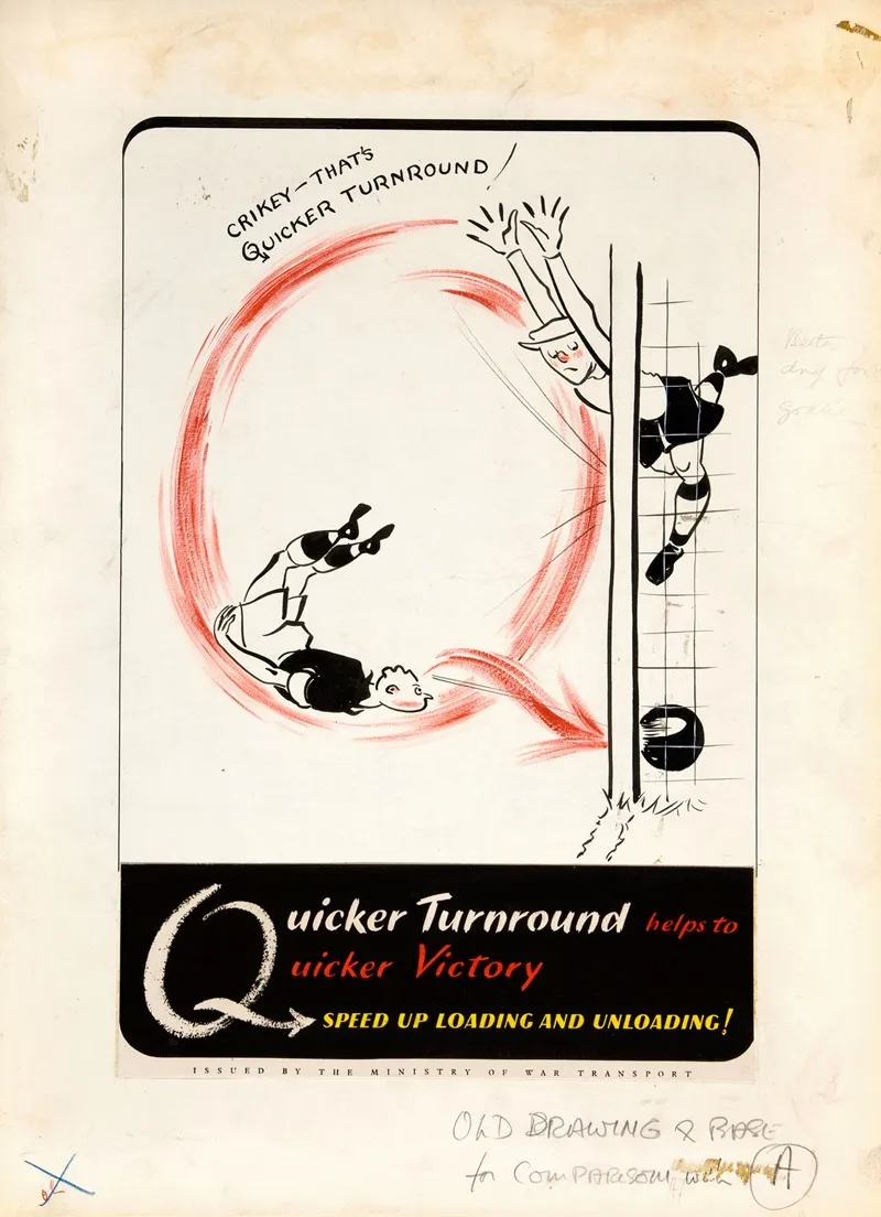 Quicker Turnround Helps To Quicker Victory Speed Up Loading And Unloading 4 Wall Art by Anonymous - High-Resolution Digital Print