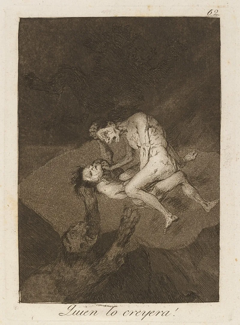 Quien Lo Creyera Who Would Have Thought It Wall Art by Francisco de Goya - High-Resolution Digital Print