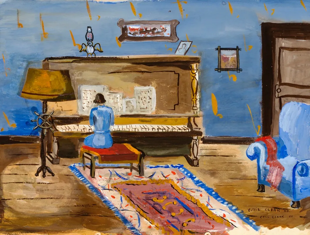 Quiet Hour 2 Wall Art by Cecil Clark Davis - High-Resolution Digital Print