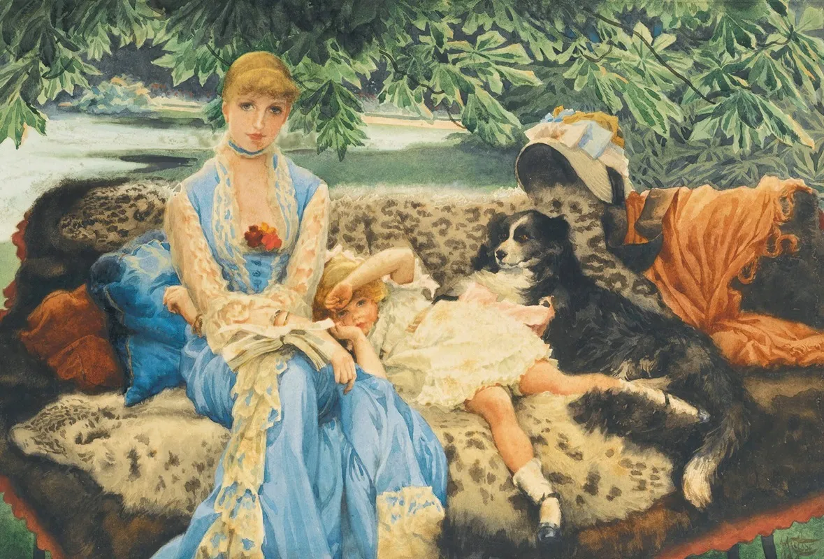 Quiet Wall Art by James Tissot - High-Resolution Digital Print