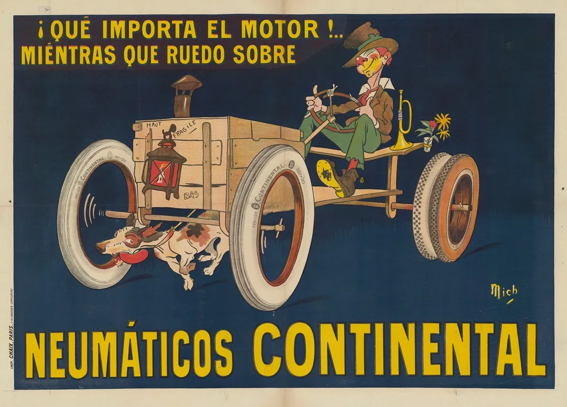 Quimporte Le Motor Mientras Que Ruedo Sobre Neumaticos Continental