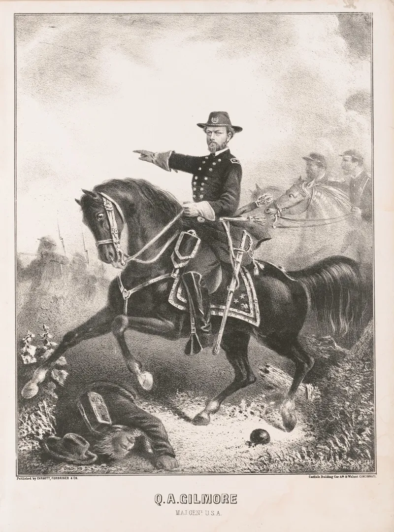 Quincy Adams Gillmore Major General U S A Wall Art by Ehrgott, Forbriger &amp; Company - High-Resolution Digital Print