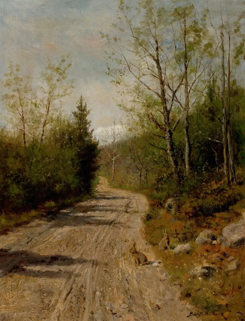 Rabbit Hill Wall Art by Burr H. Nicholls - High-Resolution Digital Print