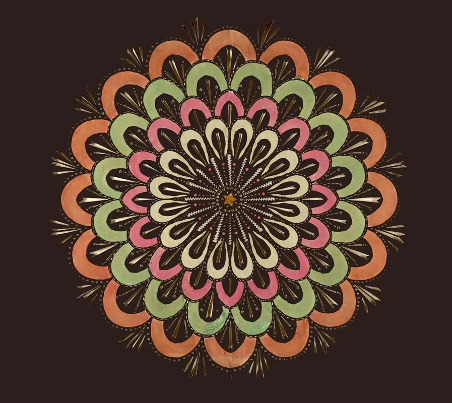 Radiating Raindrop Pattern
