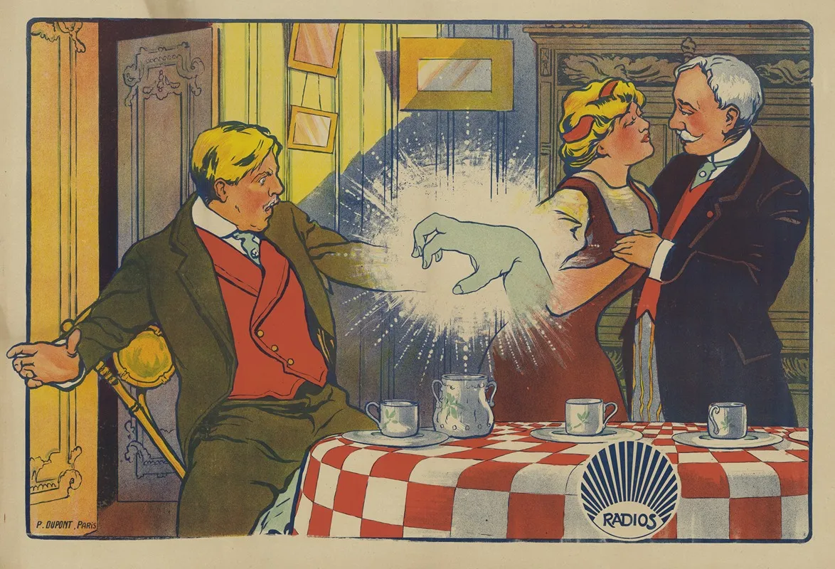 Radios La Main Verte Wall Art by Imp. Paul Dupont - High-Resolution Digital Print