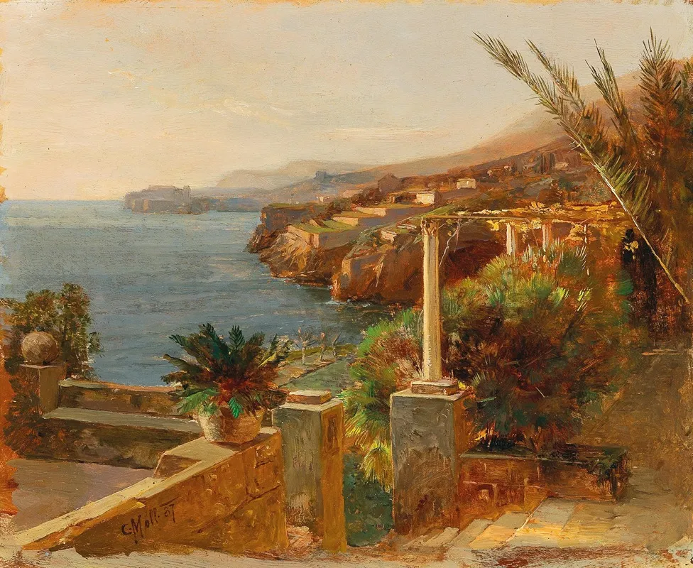 Ragusa Dubrovnik Wall Art by Carl Moll - Canvas Print