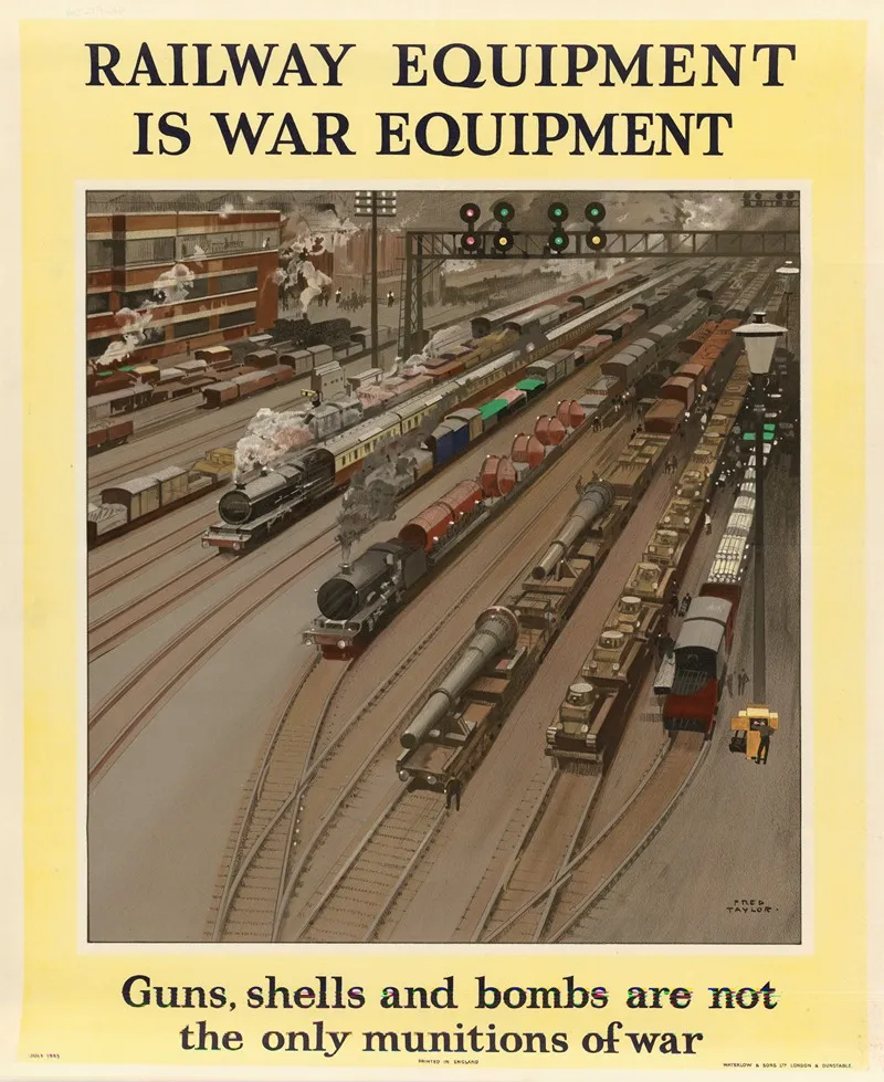 Railway Equipment Is War Equipment Wall Art by Fred Taylor - High-Resolution Digital Print