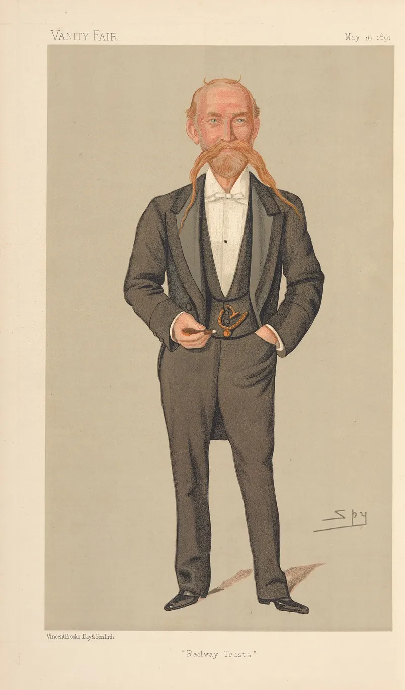Railway Officials Railway Trusts Captain Francis Pavy 16 March 1891