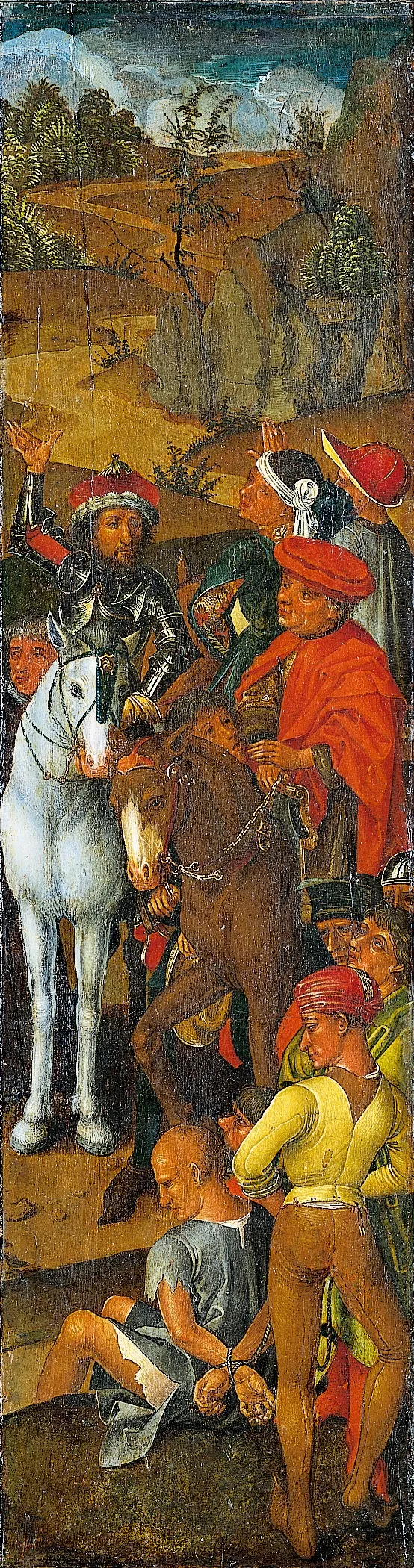 Raising Of The Cross 3 Wall Art by Master of the Stötteritz Altar - High-Resolution Digital Print