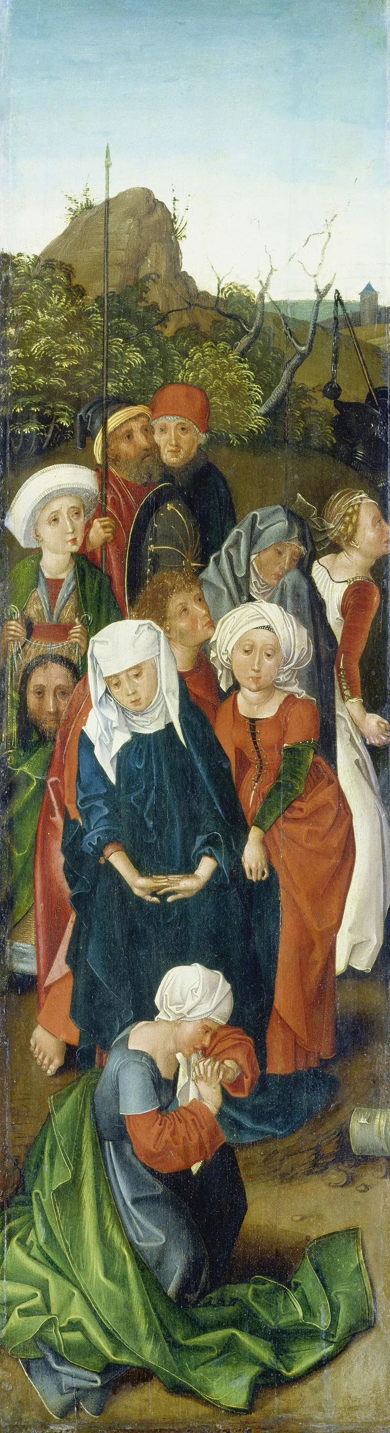 Raising Of The Cross 4 Wall Art by Master of the Stötteritz Altar - High-Resolution Digital Print