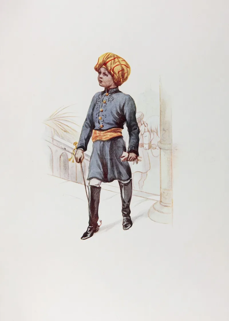 Rajput Wall Art by A.H. Collins - High-Resolution Digital Print