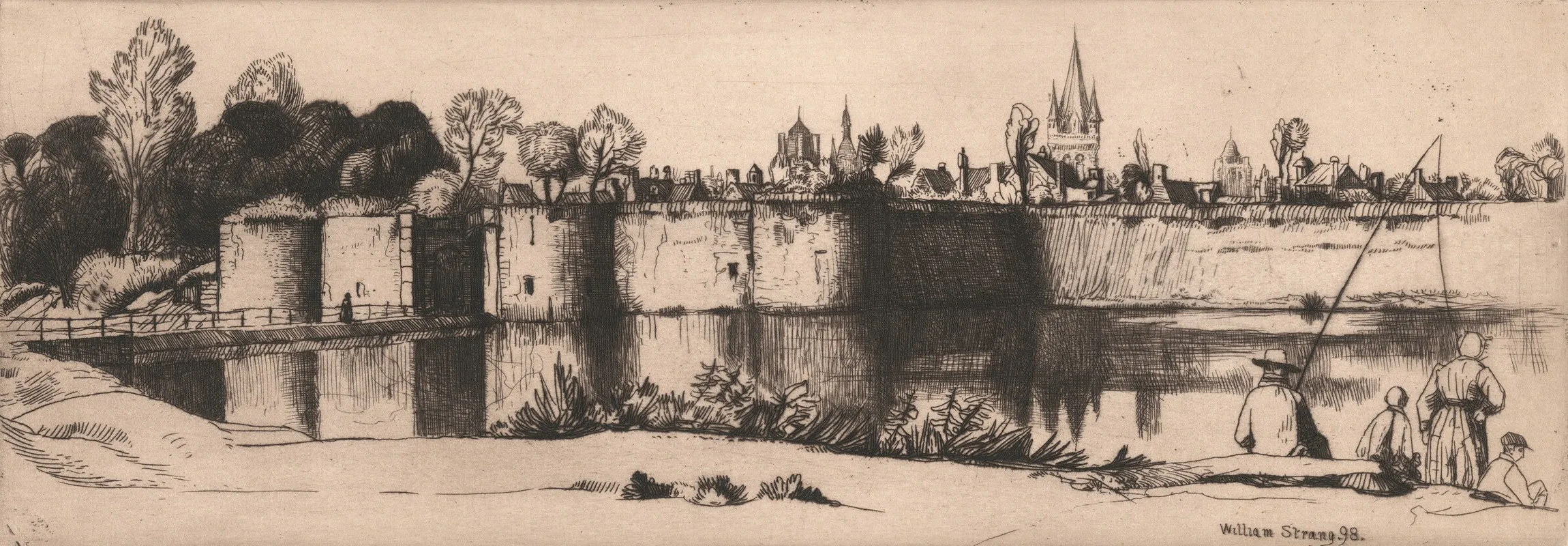 Ramparts Of Ypres From The Flemish Set