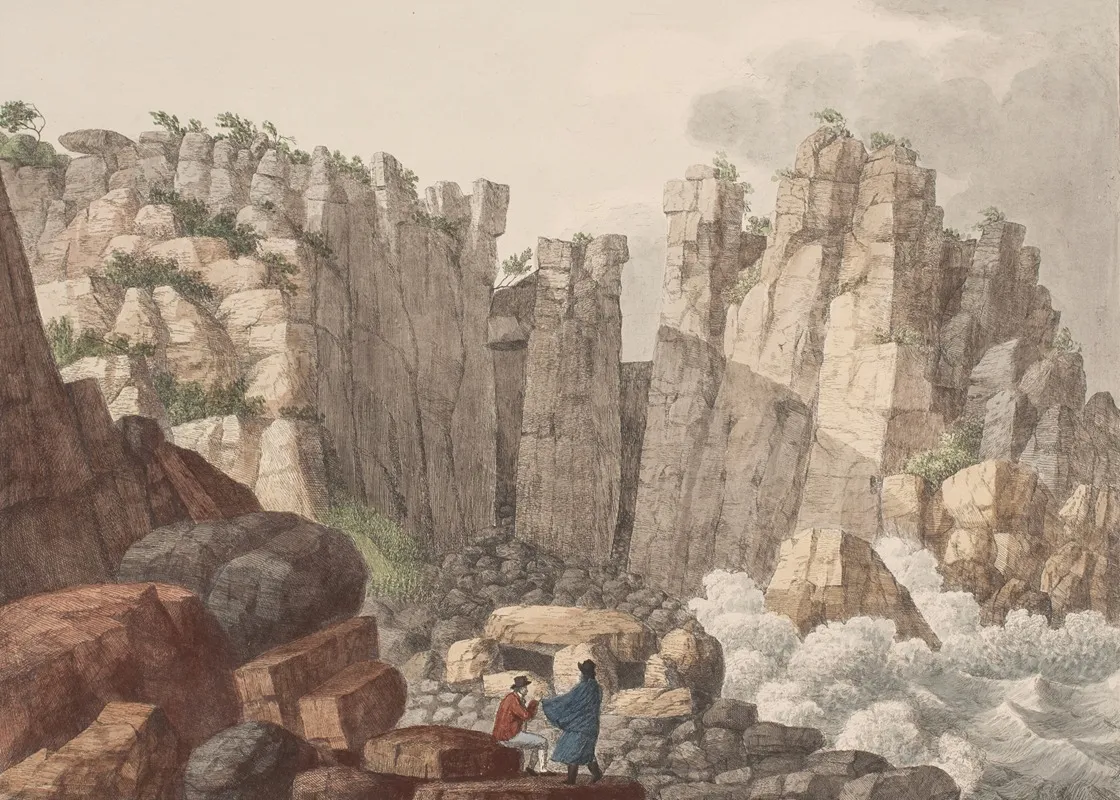Randkleven Ved Strandbredden I Ostermarie Sogn Pa Bornholm