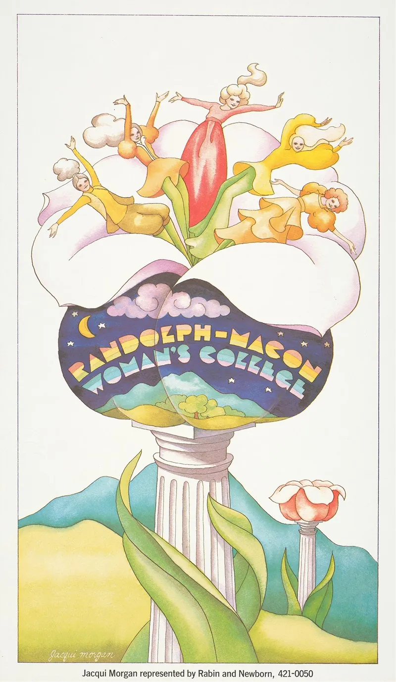 Randolph Macon Womans College 2 Wall Art by Jacqui Morgan - High-Resolution Digital Print