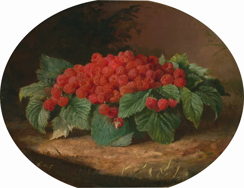 Raspberries 3 Wall Art by Lilly Martin Spencer - High-Resolution Digital Print