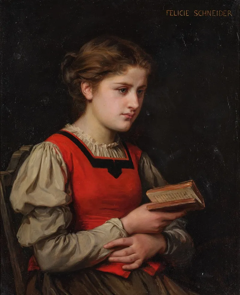 Reading Hour 2 Wall Art by Félicie Schneider - High-Resolution Digital Print