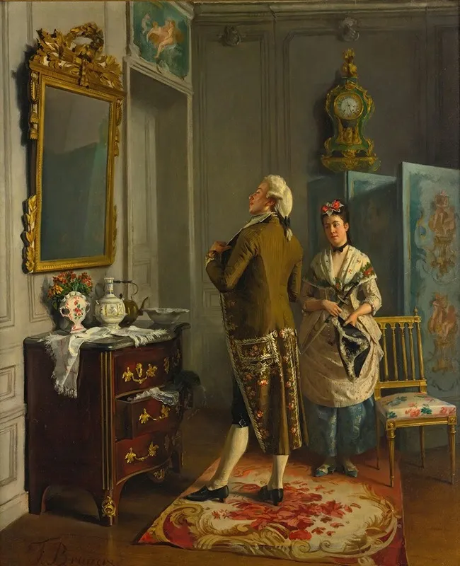 Ready For The Ball Wall Art by François Brunery - High-Resolution Digital Print