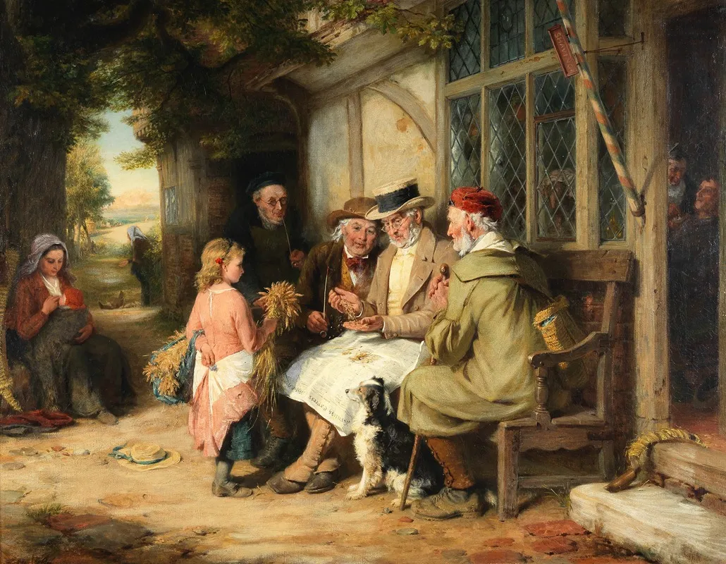 Reaping Time Wall Art by George Bernard O'Neill - High-Resolution Digital Print