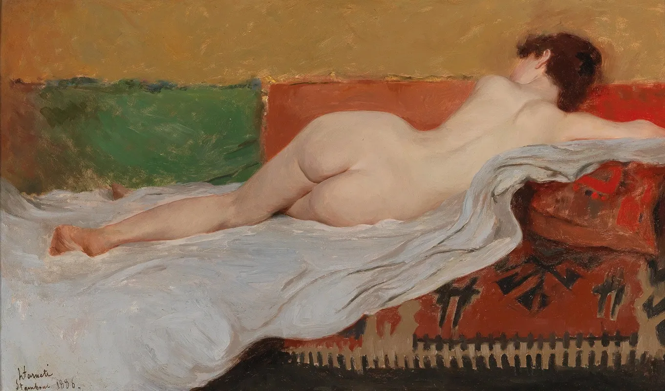 Rear View Of A Female Nude