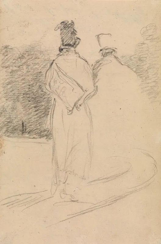 Rear View Study Of A Man Walking