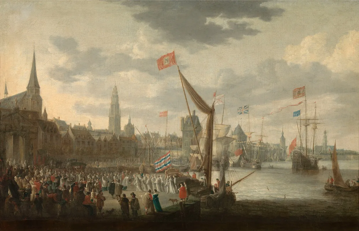 Reception Of The White Monks By The Magistrate And The Notables Of The City Of Antwerp
