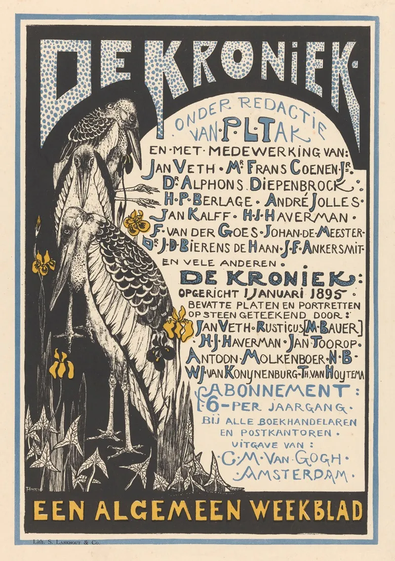 Reclamekaart Voor De Kroniek