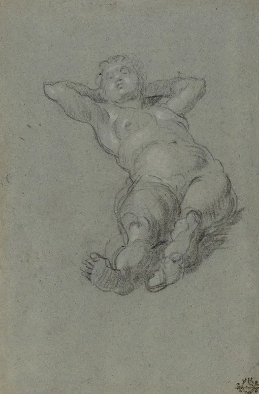Reclining Female Nude 9 Wall Art by Domenico Tintoretto - High-Resolution Digital Print