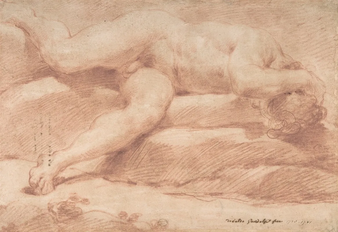 Reclining Male Nude 5