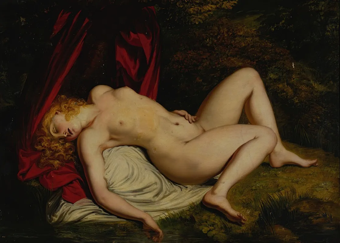 Reclining Nude 12 Wall Art by Guy Head - High-Resolution Digital Print