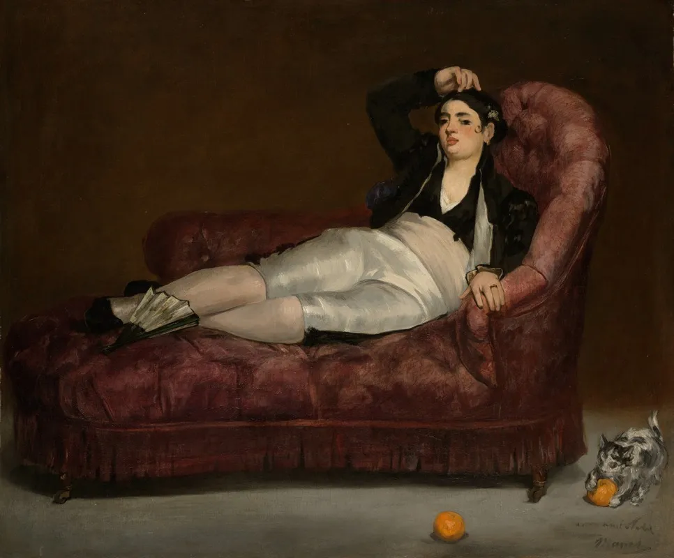 Reclining Young Woman In Spanish Costume 2