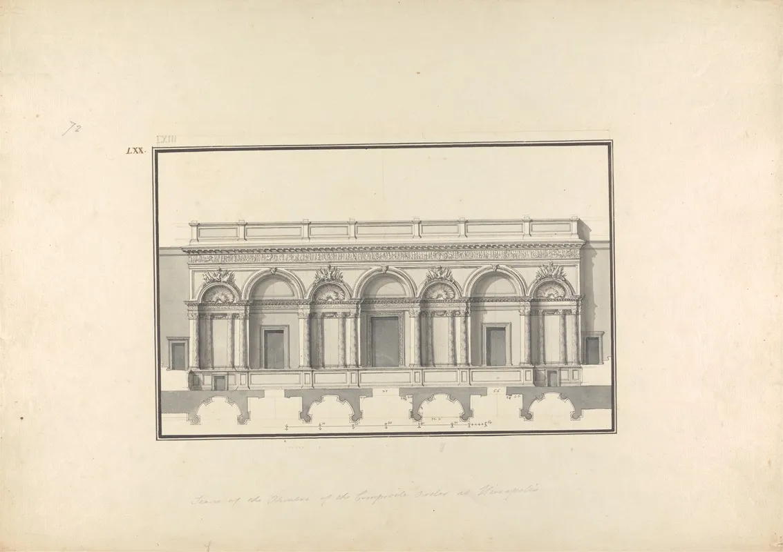 Reconstruction Of The Proscenium Of The Theater At Hierapolis