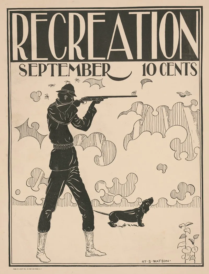 Recreation For September Wall Art by Henry Summer Watson - High-Resolution Digital Print