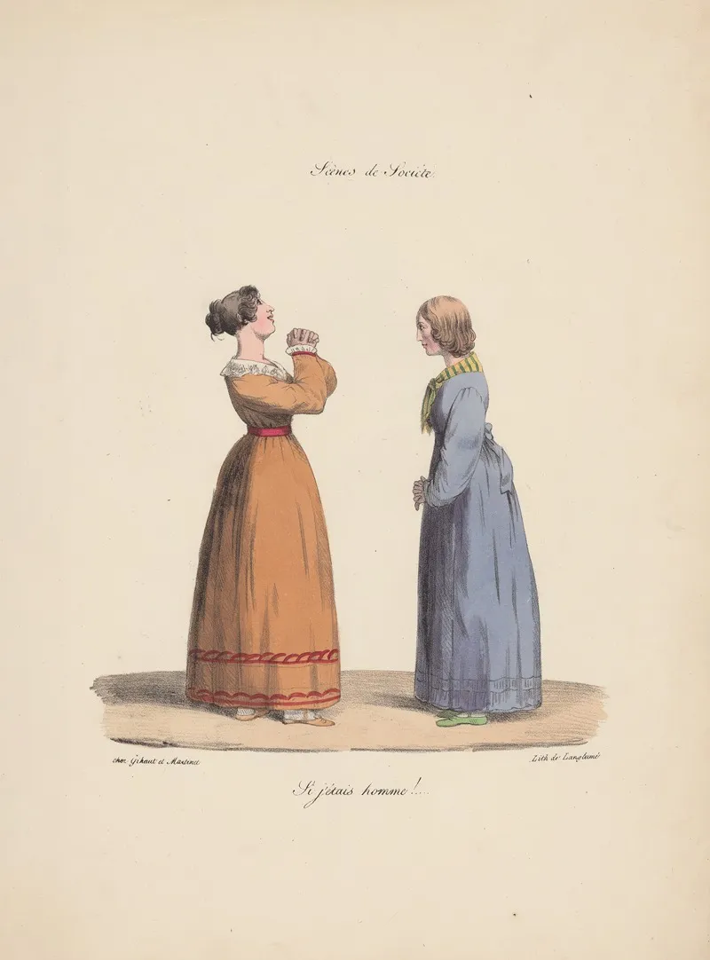 Recueil Des Scenes Familieres Et De Societe De Paris Pl 19 Wall Art by Edmé Jean Pigal - High-Resolution Digital Print