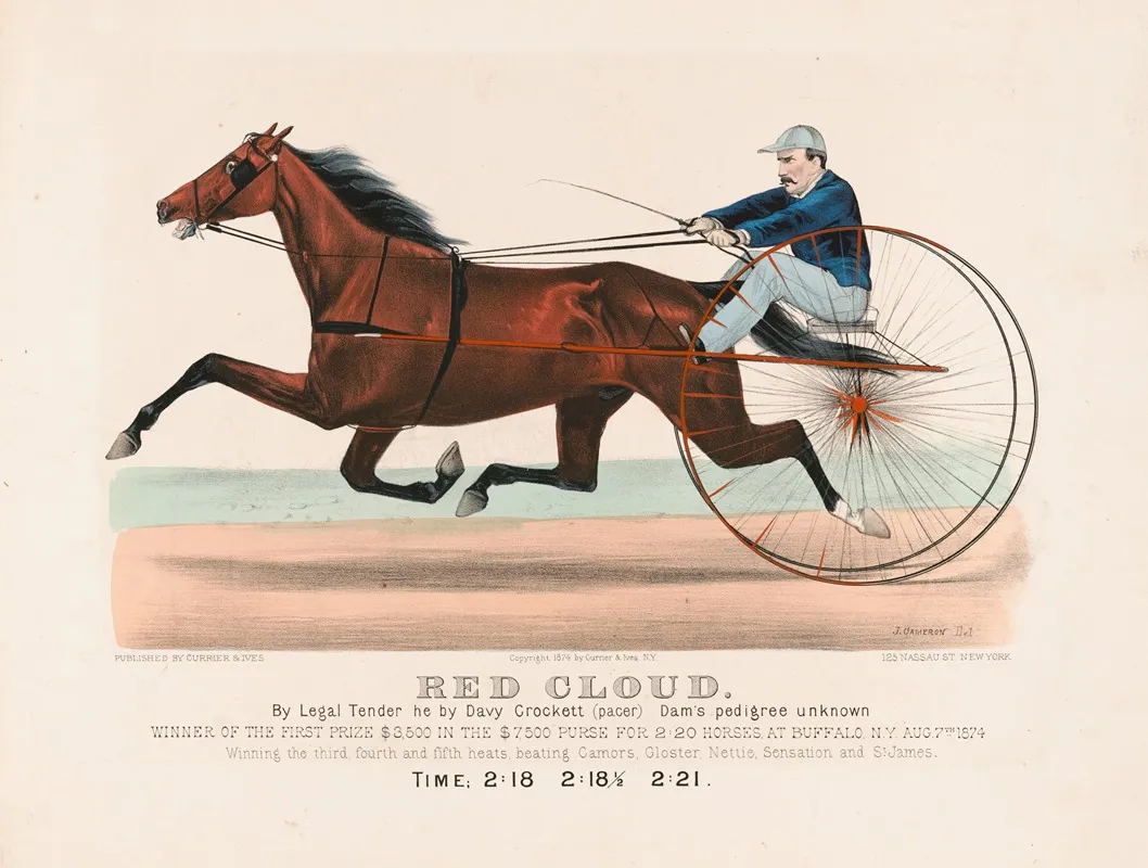 Red Cloud Wall Art by John Cameron - High-Resolution Digital Print