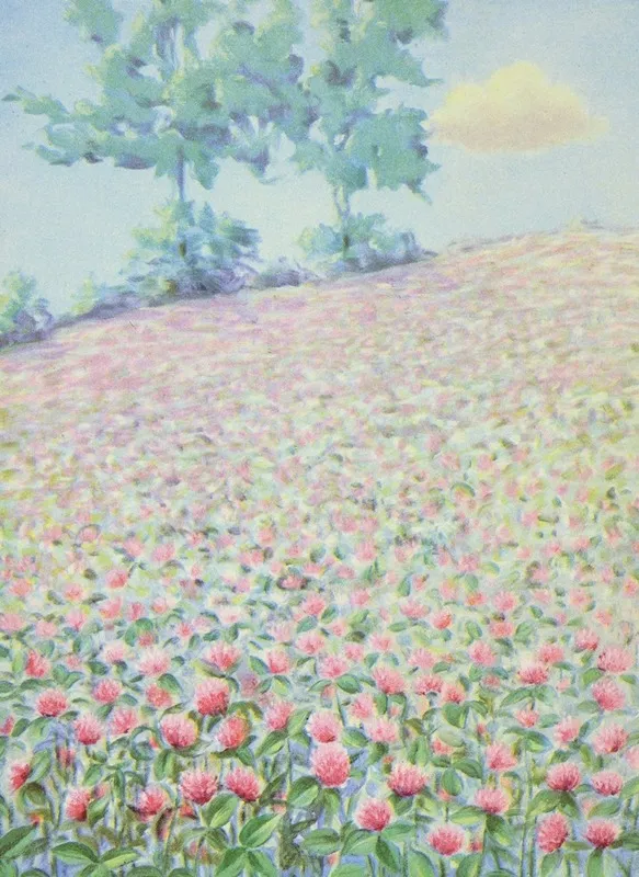 Red Clover Wall Art by Lafayette F. Cargill - High-Resolution Digital Print